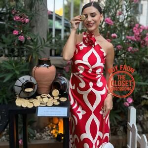 RARE!!! MANGO BLOGGER FAVE!!! Printed Maxi Dress NWT